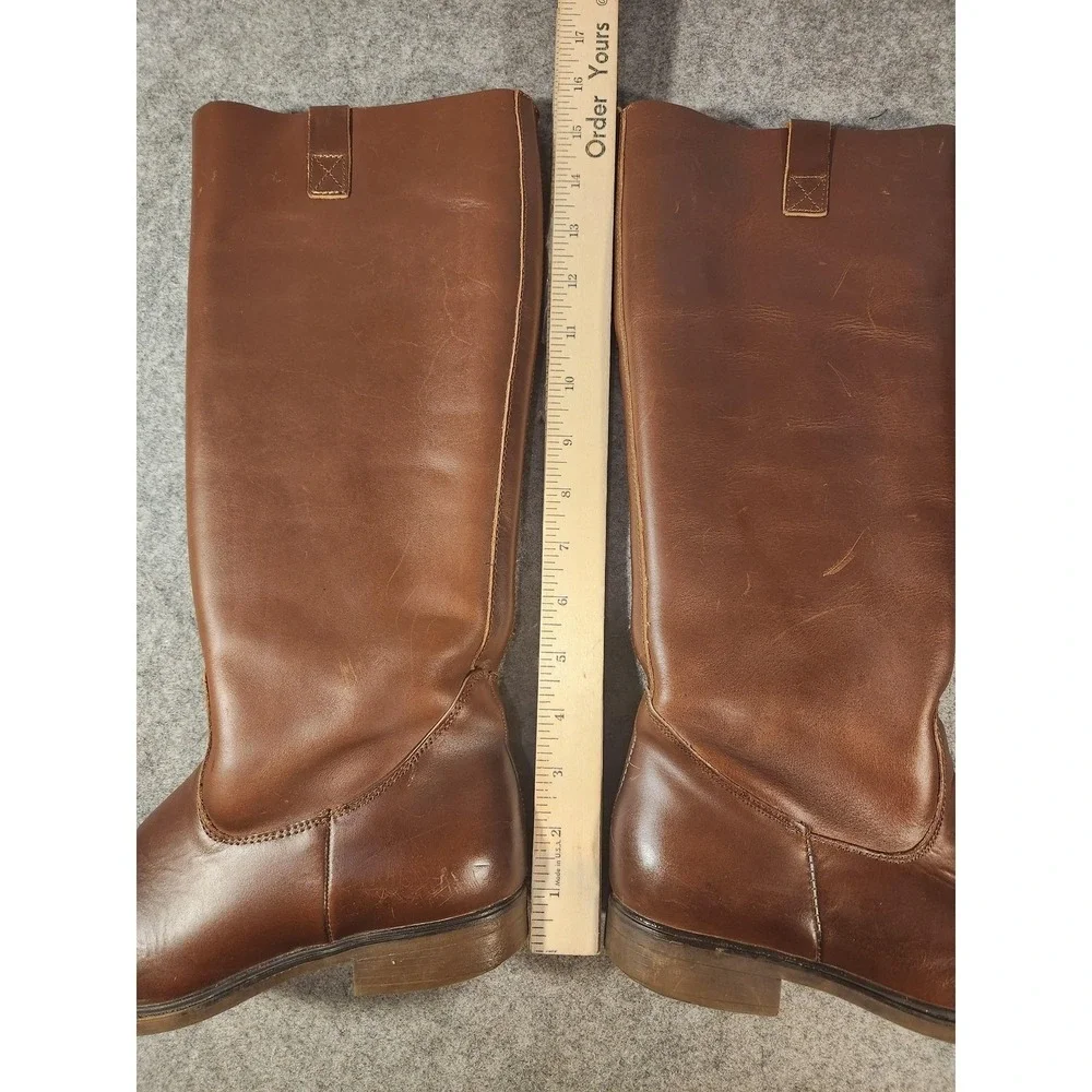 Harper Boots Womens Size 6.5 Brown Leather Knee High Riding‎ Equestrian
